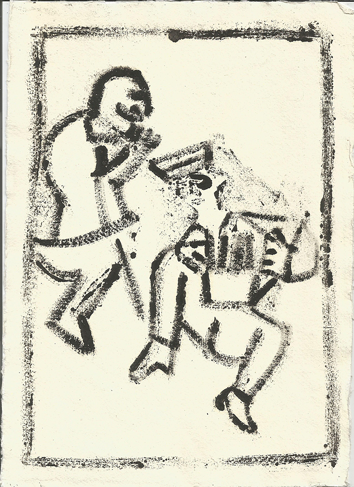 Dancing soldier 1 (After Mikhail Larionov)