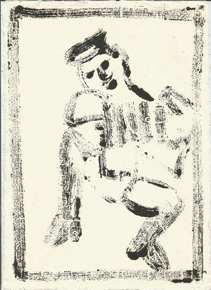 Dancing soldier 2 (After Mikhail Larionov)