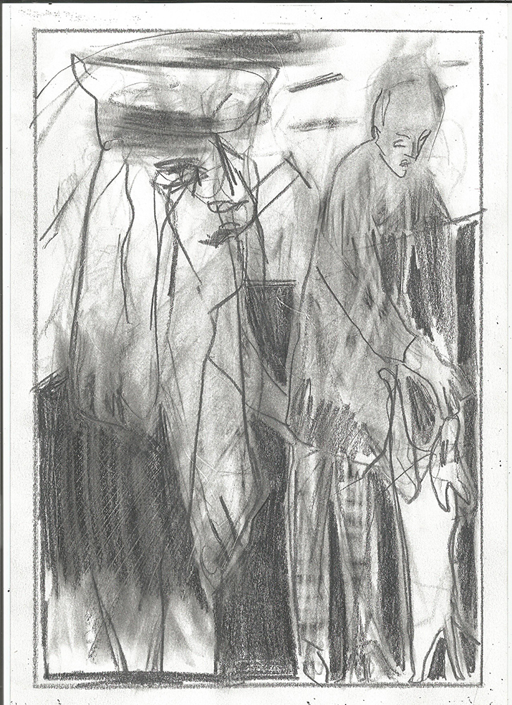 A couple walking their&nbsp;dog