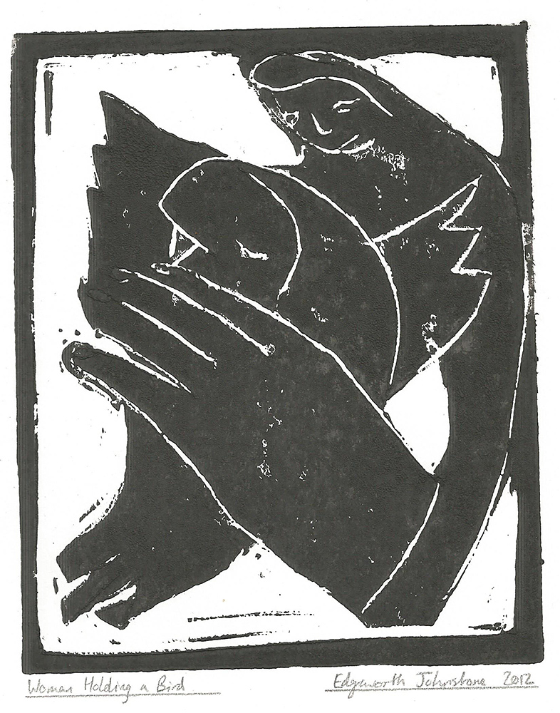 Woman holding a&nbsp;bird