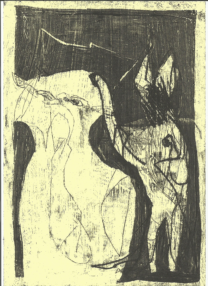 Man and a dancing&nbsp;dog