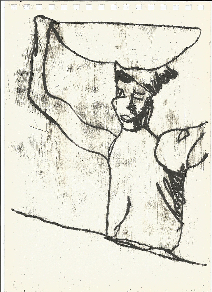 Woman carrying a bowl&nbsp;2