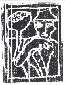 After Childish Edgeworth cardboardcut 14 large