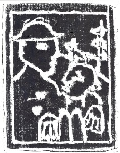 After Childish Edgeworth cardboardcut 28 large