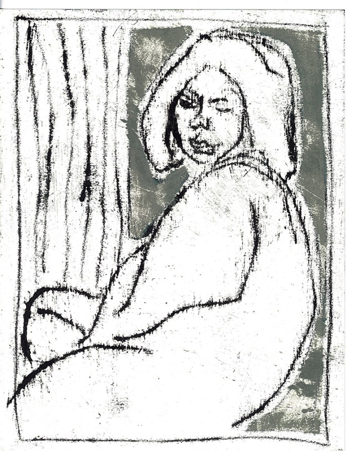 Woman by a window