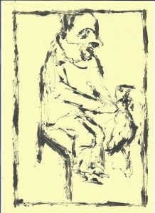 Man killing a bird - 1/2