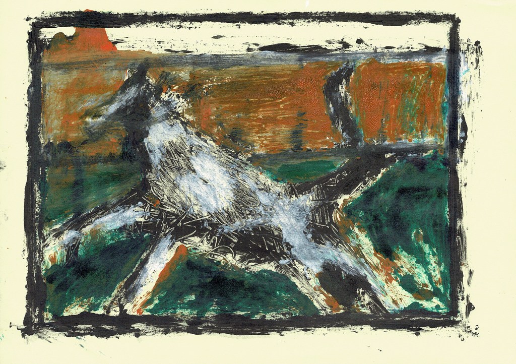 Running dog 8
