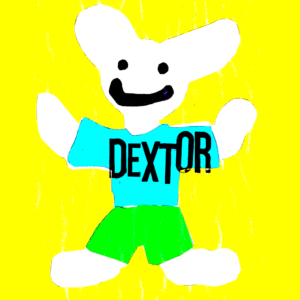 Dextor the Edgey Teddy of Muswell Hill.