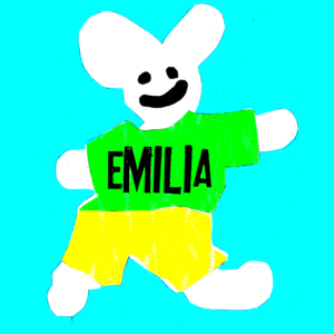 Emilia the Edgey Teddy of Muswell Hill.