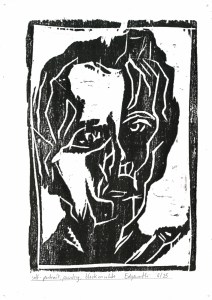 Original block print by Edgeworth Johnstone. Part of Pack R.