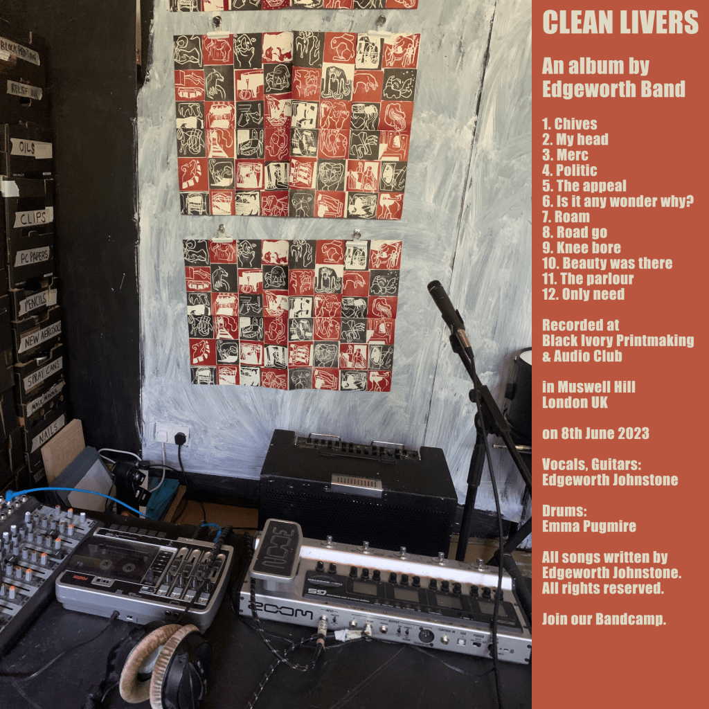 Clean Livers album cover.