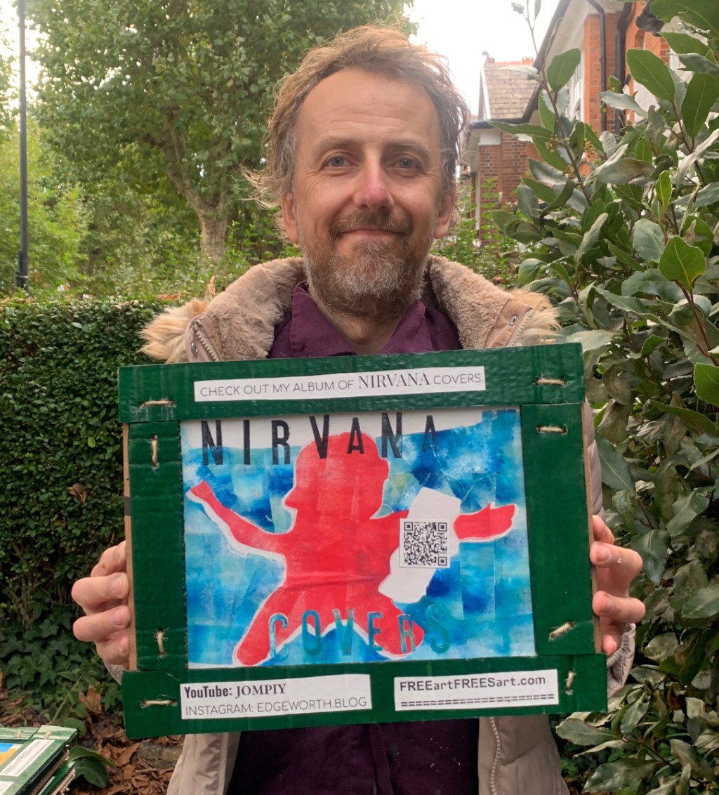 Nirvana Covers A4 Framed&nbsp;Monoprints