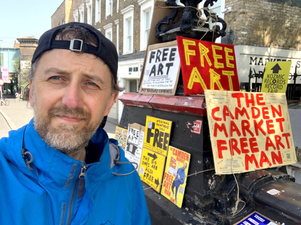 The Camden Market Free Art Man 23rd May&nbsp;2026